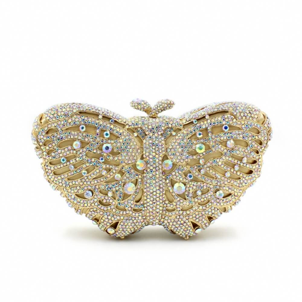 Aurora Butterfly Crystal Minaudière - WAAMII