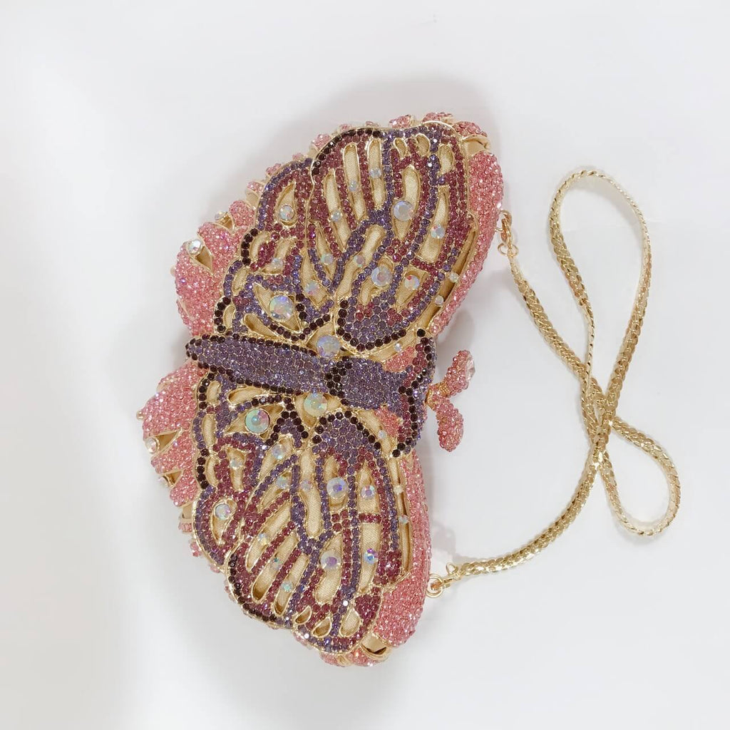 Aurora Butterfly Crystal Minaudière - Main View 03 - WAAMII