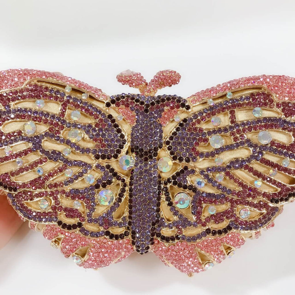 Aurora Butterfly Crystal Minaudière - Main View 04 - WAAMII