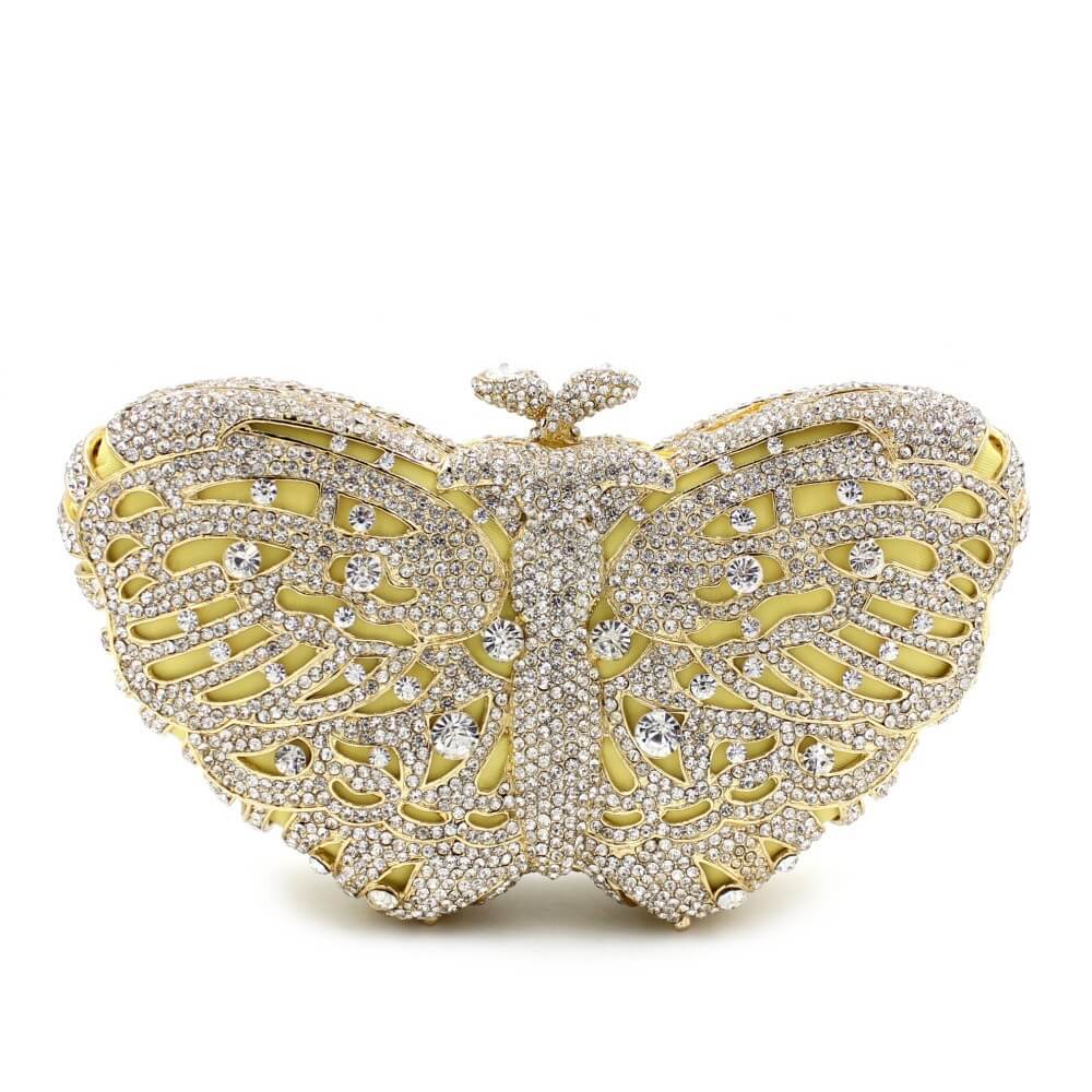 Aurora Butterfly Crystal Minaudière - WAAMII