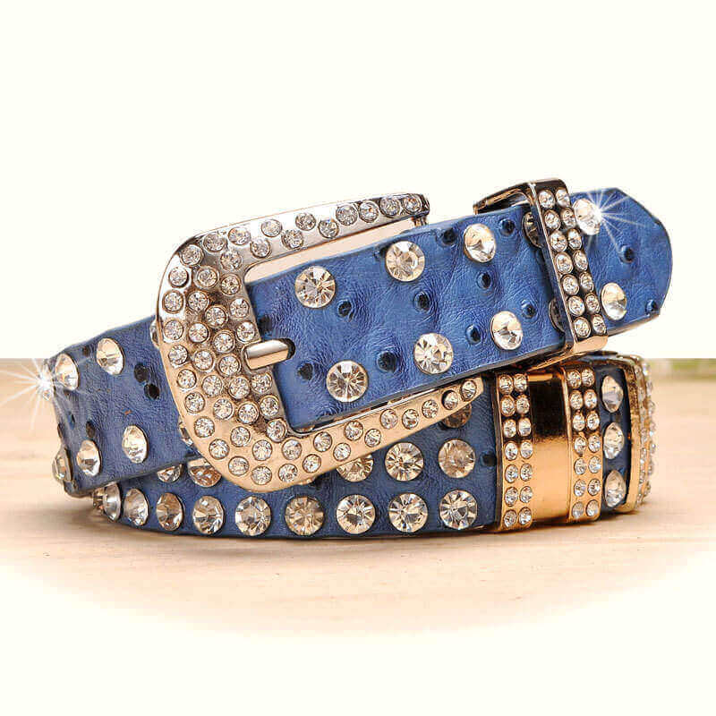 GlamEdge Rhinestone Belt - Main product view (1) - WAAMII
