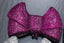 Crystal Butterfly Knot Clutch with Pearl Chain - Rose Red - Luxury bags by WAAMII