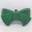 Crystal Butterfly Knot Clutch with Pearl Chain - Dark Green - Luxury bags by WAAMII