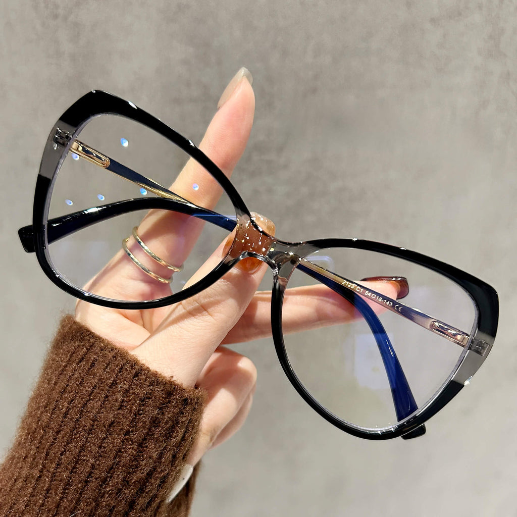 Lunettes de vue œil de chat rouges élégantes Orla 16889