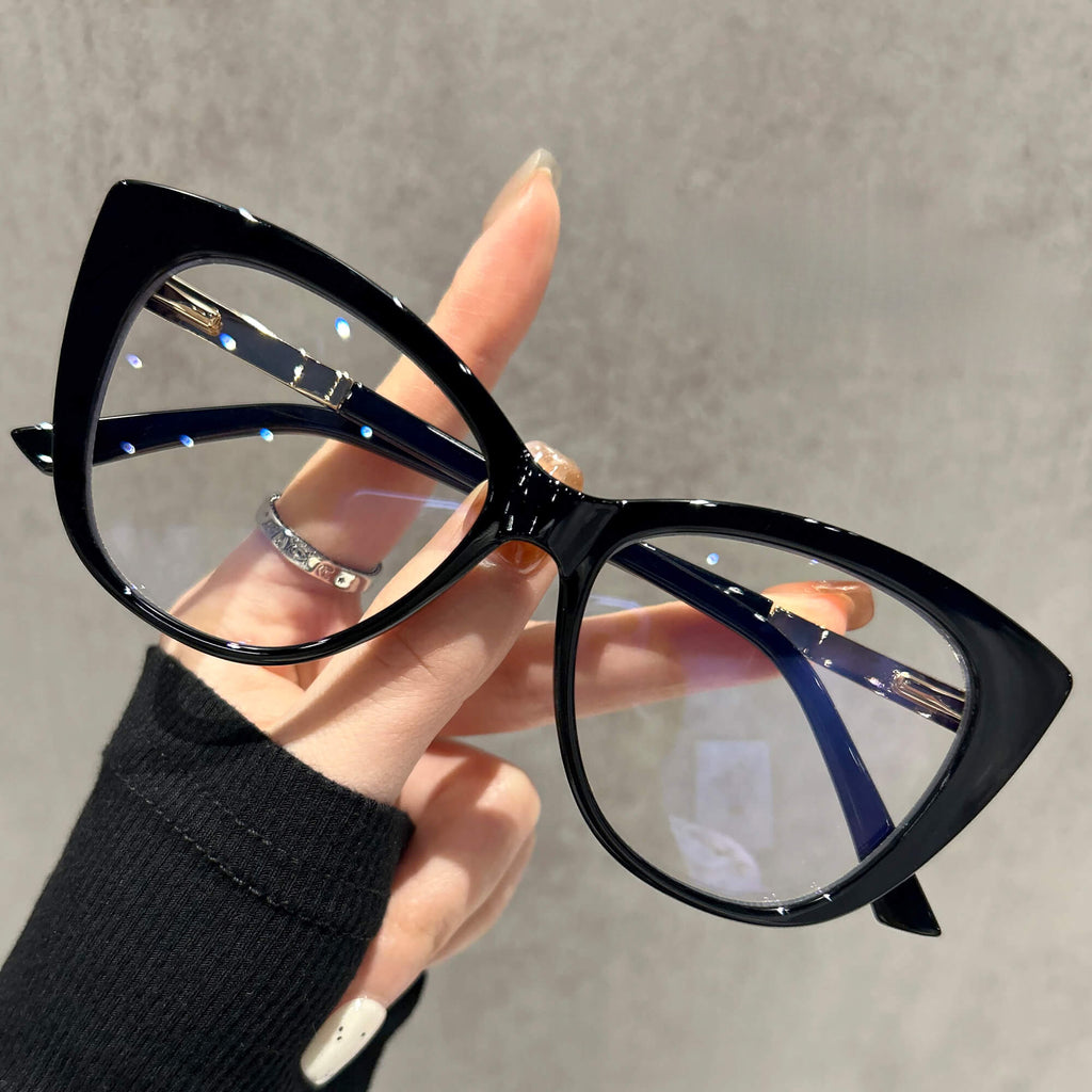Luxe Cat Eye Red Prescription Glasses TR90 Eyeglasses Frame 16845