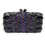 Rainora Droplets Rhinestone Clutch in Deep Purple - WAAMII