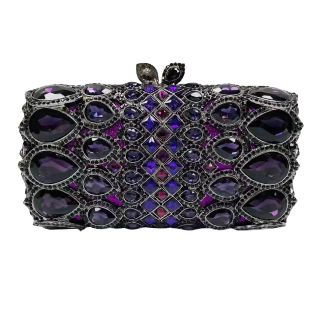 Rainora Droplets Rhinestone Clutch - 详情-12 view - WAAMII