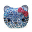 Crystal Kitty Cat Minaudiere -Blue- Luxury Animal Shaped Clutch Bag