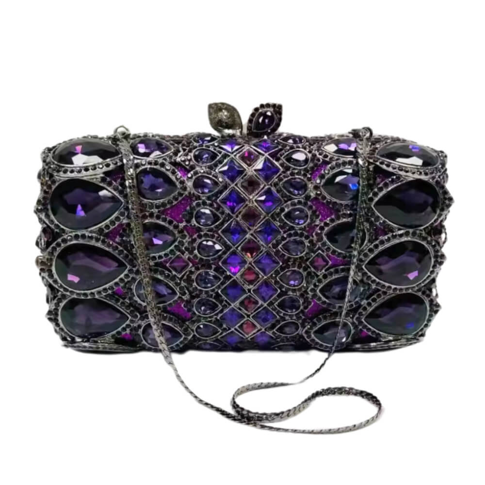 Rainora Droplets Rhinestone Clutch - 详情-02 view - WAAMII
