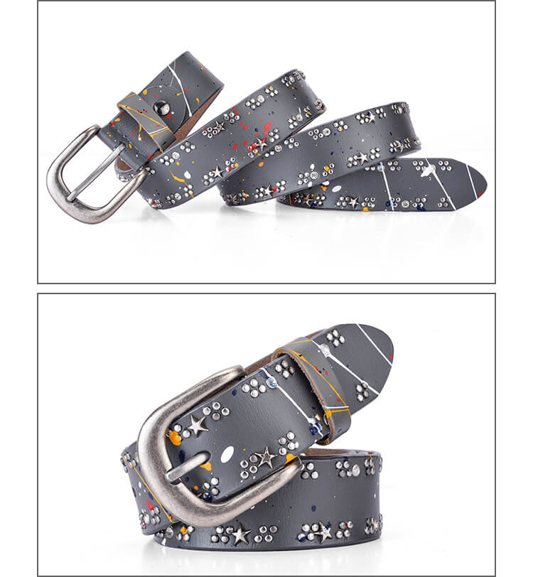 BoltLine Star Rivet Belt - 详情-08 view - WAAMII