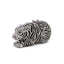 Crystal Tiger Rhinestone Clutch in Black Silver - WAAMII