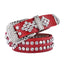 Velora Studded Leather Belt For Dress - Angle view (2) - WAAMII