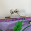 Elegant Handcrafted Beaded Embroidery Clip Clutch Purse