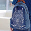 Owl Dyed and Embroidered Cotton Linen Backpack - Front view (4) - WAAMII