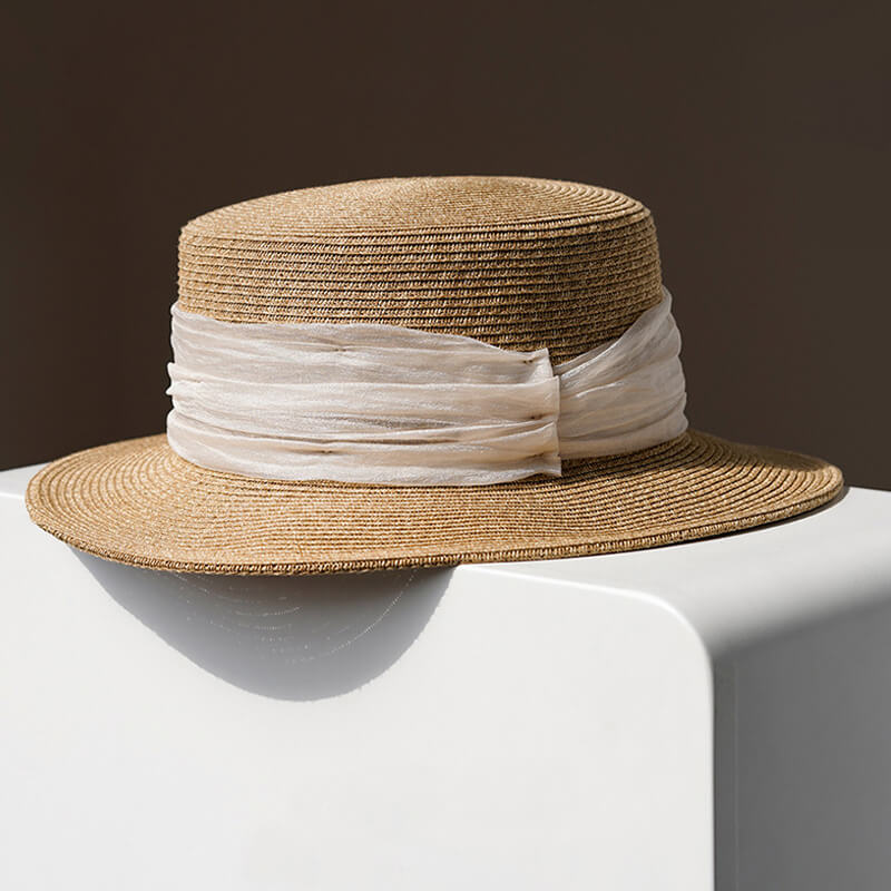 Breathable cellulose straw hat for women – perfect for outdoor events