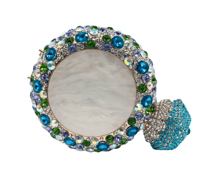 Jade Elixir Bottle-Shaped Crystal Clutch - 详情-23 view - WAAMII