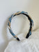 Handwoven Fabric Pearl Wrapped Headband - - Luxury Accessories by WAAMII