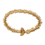 Gold Statement Fish Shell Design Stretch Belt for Women