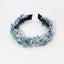 Handwoven Fabric Pearl Wrapped Headband - - Luxury Accessories by WAAMII