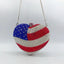 Luxury Crystal American Flag Clutch Bag - - Luxury bags by WAAMII