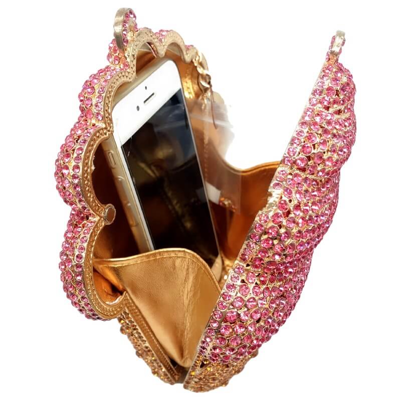 Ice Cream Rhinestone Clutch Purse - Main View 03 - WAAMII