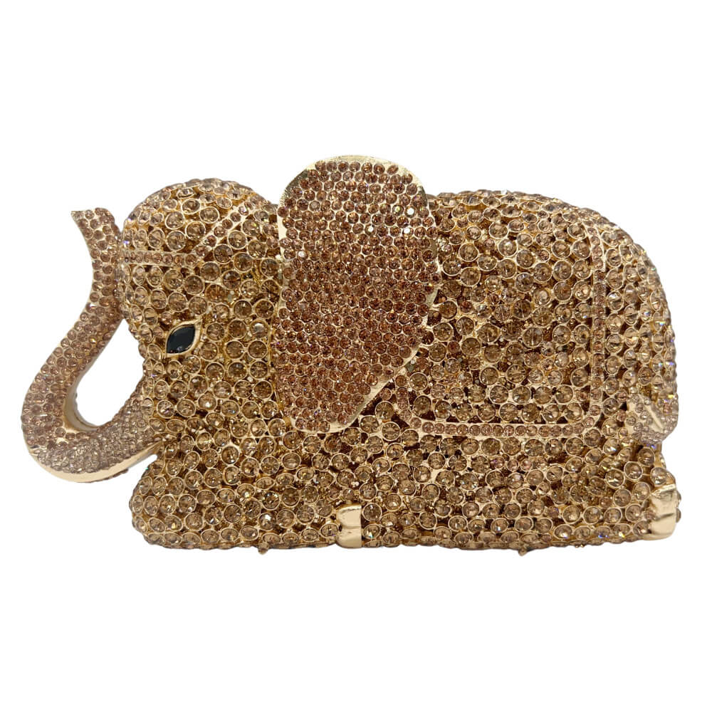 Jeweled Elephant Shaped Clutch - Main View 05 - WAAMII