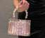 Lisa Pearl Beaded Clutch Bridal Handbag - pink - Luxury bags by WAAMII