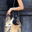 Vintage Embroidery Evening Clutch Purse-Spring Scenery-black - - Luxury bags by WAAMII