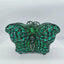 Mia Butterfly Jeweled Clutch - Green - WAAMII