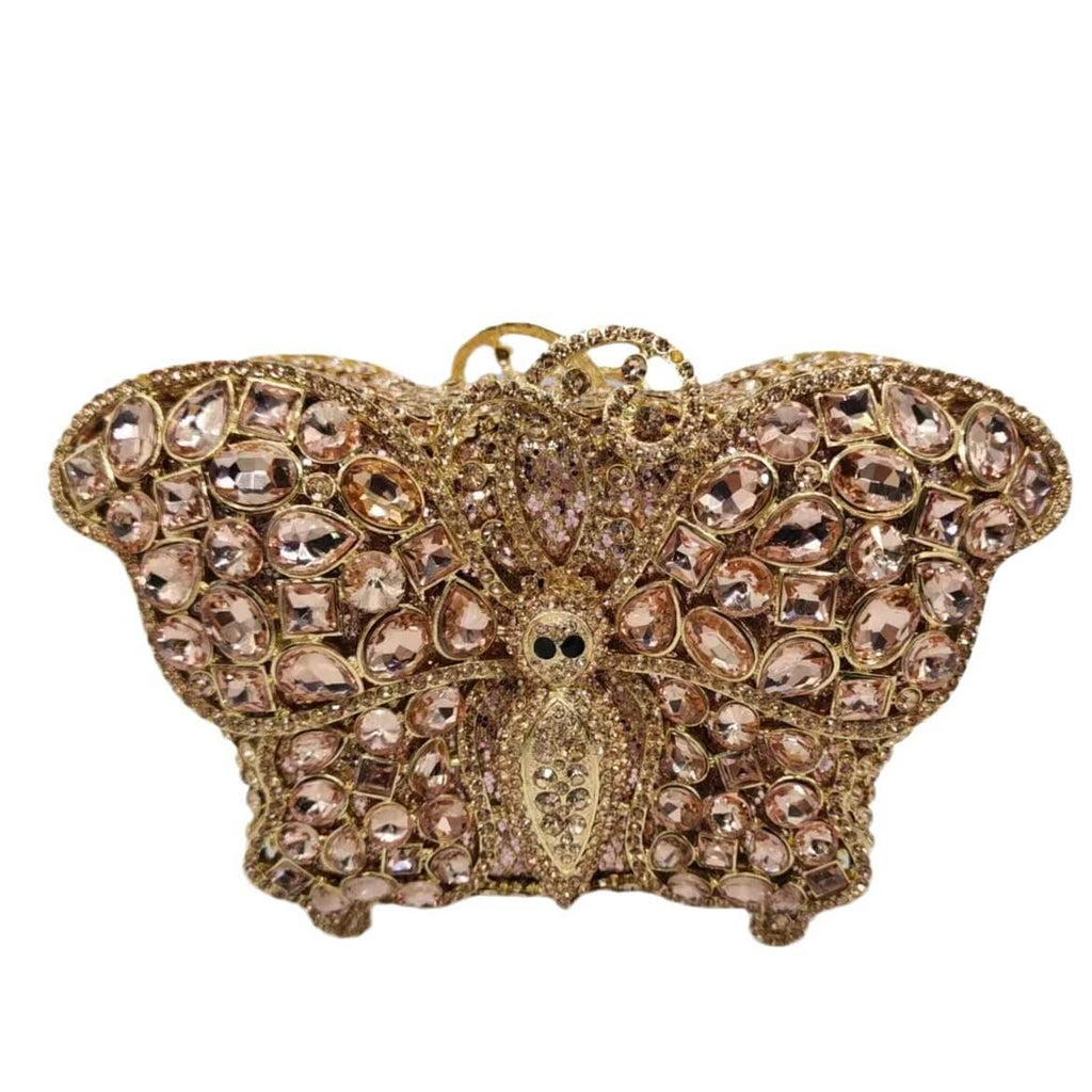Mia Butterfly Jeweled Clutch - Main View 01 - WAAMII