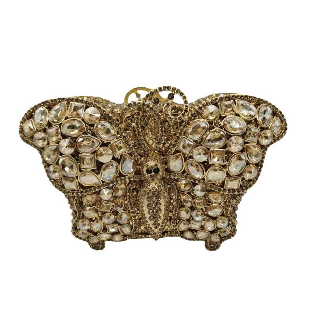 Mia Butterfly Jeweled Clutch - Main View 02 - WAAMII