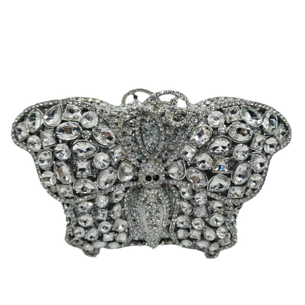 Mia Butterfly Jeweled Clutch - Main View 03 - WAAMII