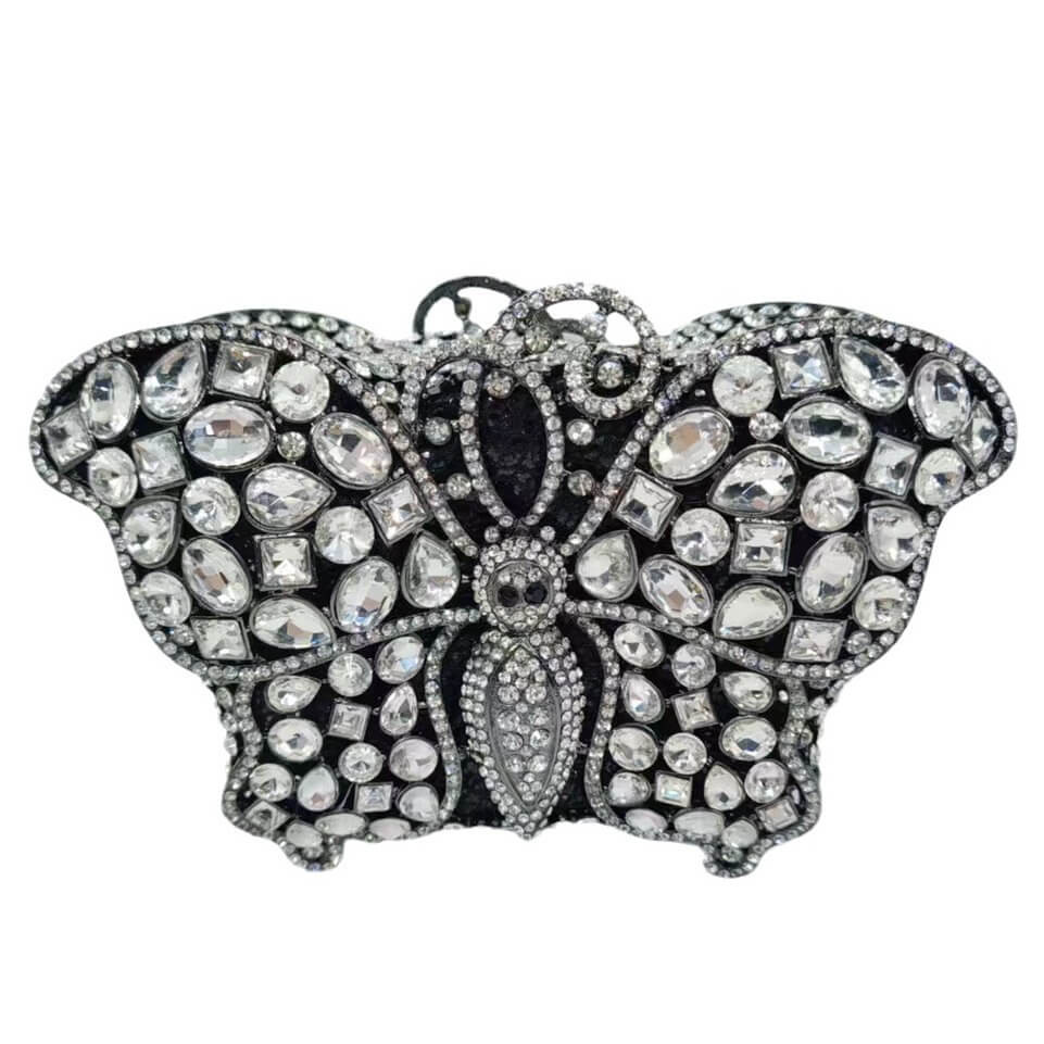 Mia Butterfly Jeweled Clutch - Main View 04 - WAAMII