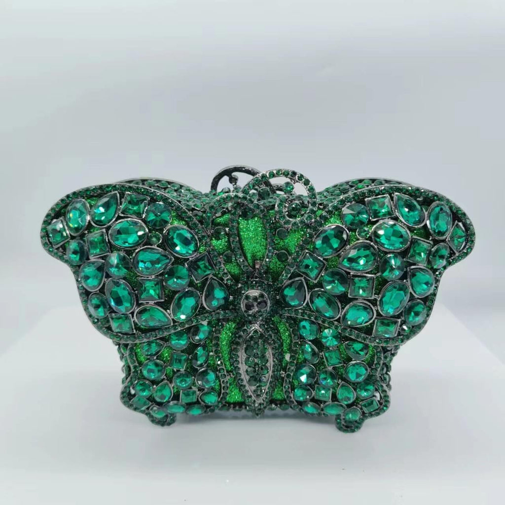Mia Butterfly Jeweled Clutch - Main View 06 - WAAMII