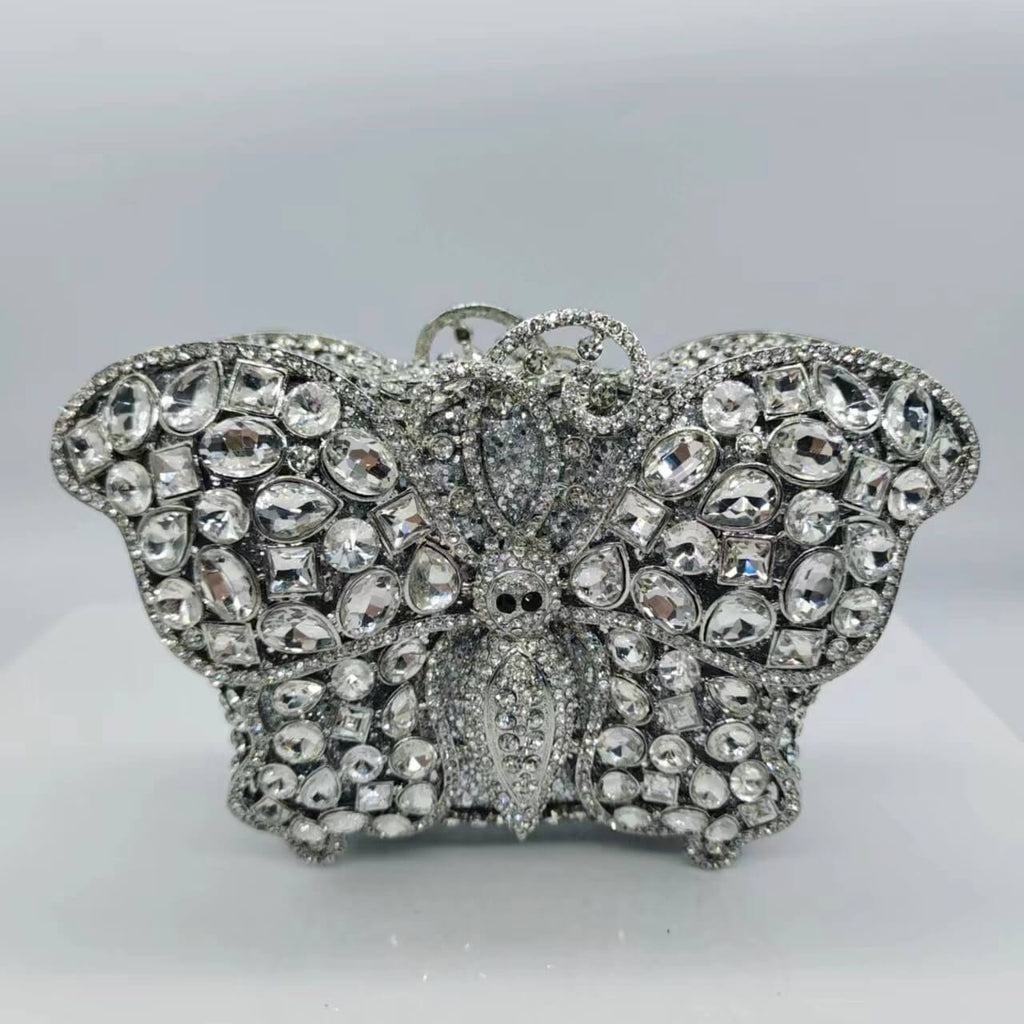 Mia Butterfly Jeweled Clutch - Main View 08 - WAAMII