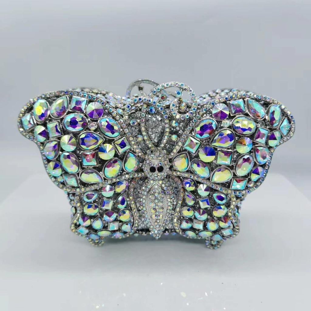 Mia Butterfly Jeweled Clutch - Main View 09 - WAAMII
