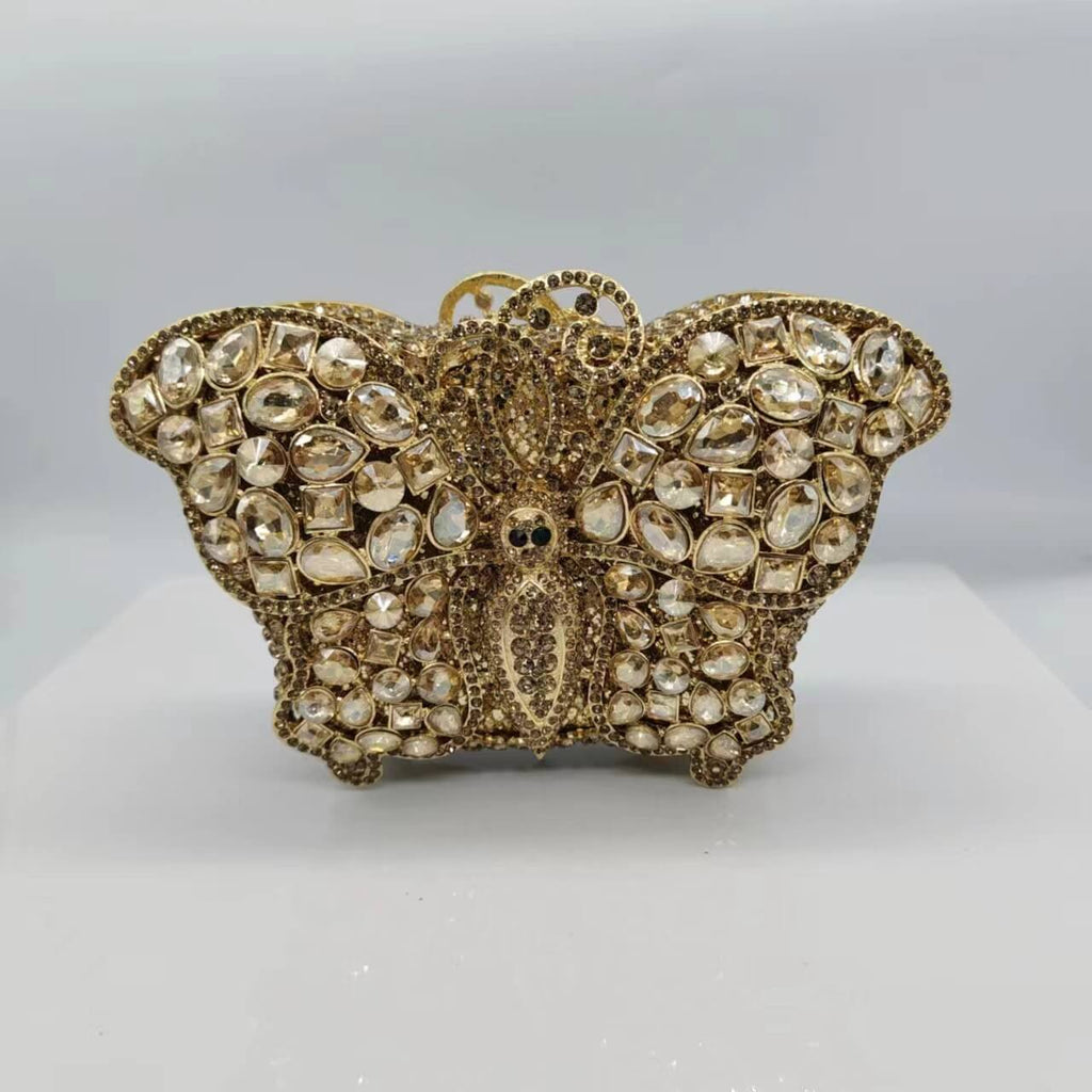 Mia Butterfly Jeweled Clutch - Main View 10 - WAAMII
