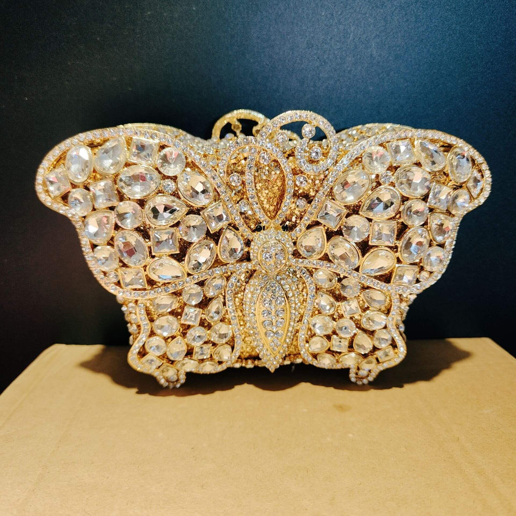 Mia Butterfly Jeweled Clutch - Main View 13 - WAAMII