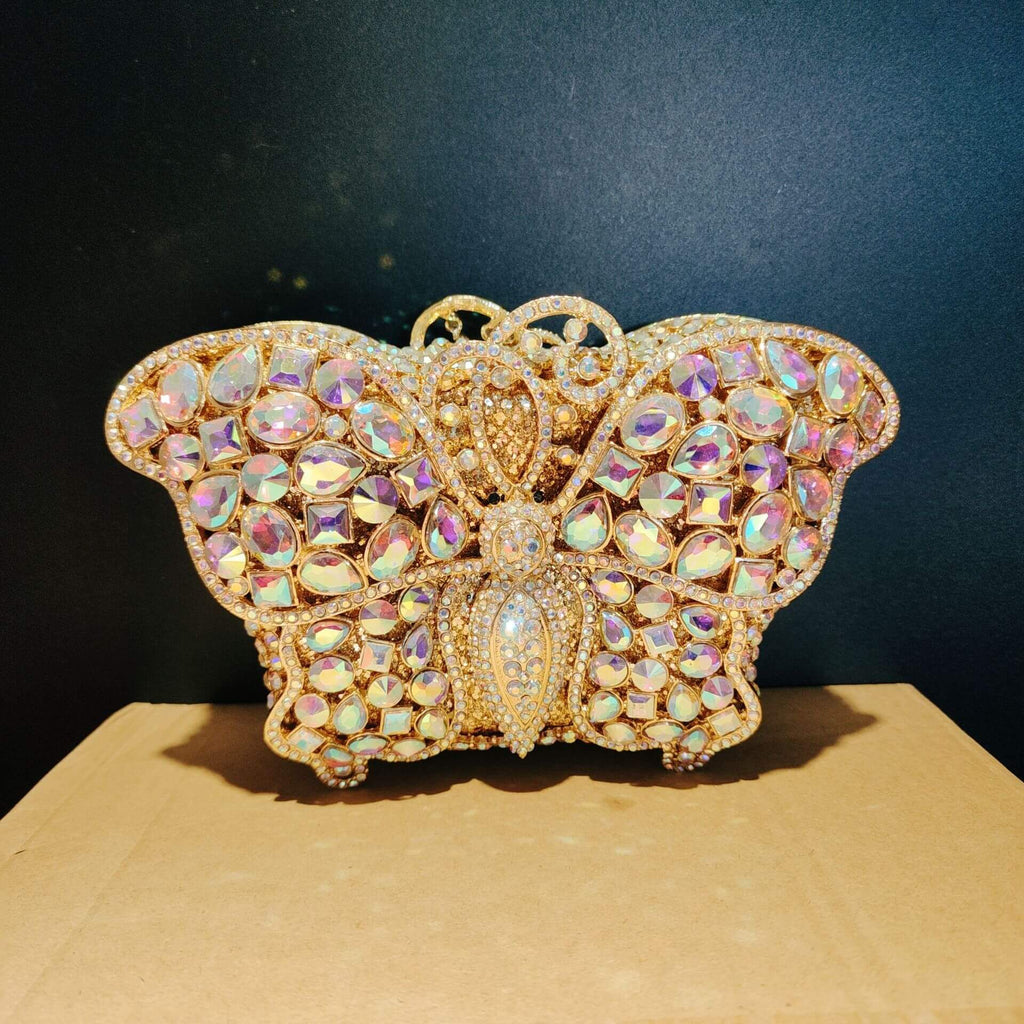 Mia Butterfly Jeweled Clutch - Main View 14 - WAAMII