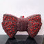 Molly Rhinestone Multicolor Butterfly Clutch Purse - Red 01 - Luxury bags by WAAMII