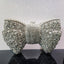 Molly Rhinestone Multicolor Butterfly Clutch Purse - Silver - Luxury bags by WAAMII