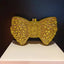 Molly Rhinestone Multicolor Butterfly Clutch Purse - Lemon Yellow - Luxury bags by WAAMII