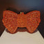 Molly Rhinestone Multicolor Butterfly Clutch Purse - Orange - Luxury bags by WAAMII
