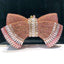 Myra Crystal Luxury Butterfly Clutch Purse - Pink - Luxury bags by WAAMII