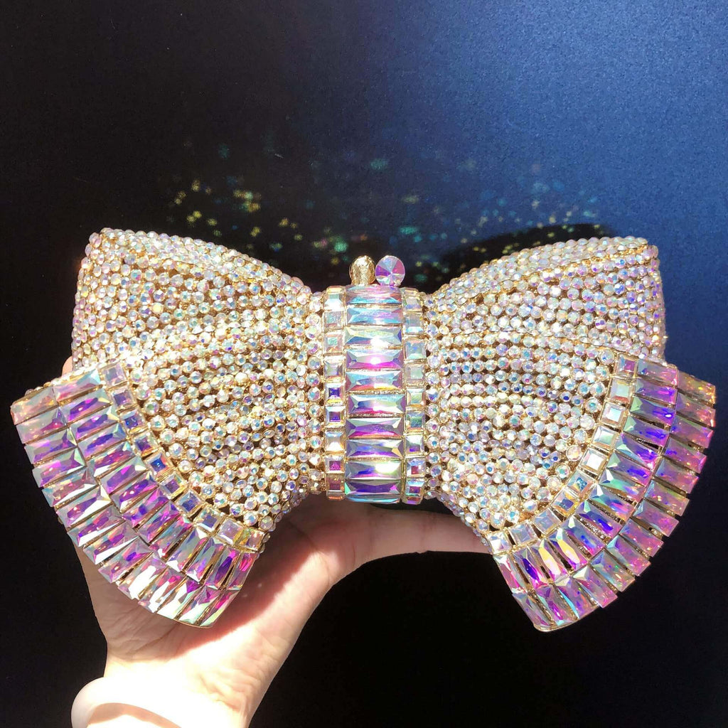 Myra Crystal Luxury Butterfly Clutch Purse - - Luxury bags by WAAMII