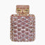 Perfume Bottle Shaped Rhinestone Clutch - Pink - Luxury bags by WAAMII
