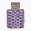 Perfume Bottle Shaped Rhinestone Clutch - Violet - Luxury bags by WAAMII