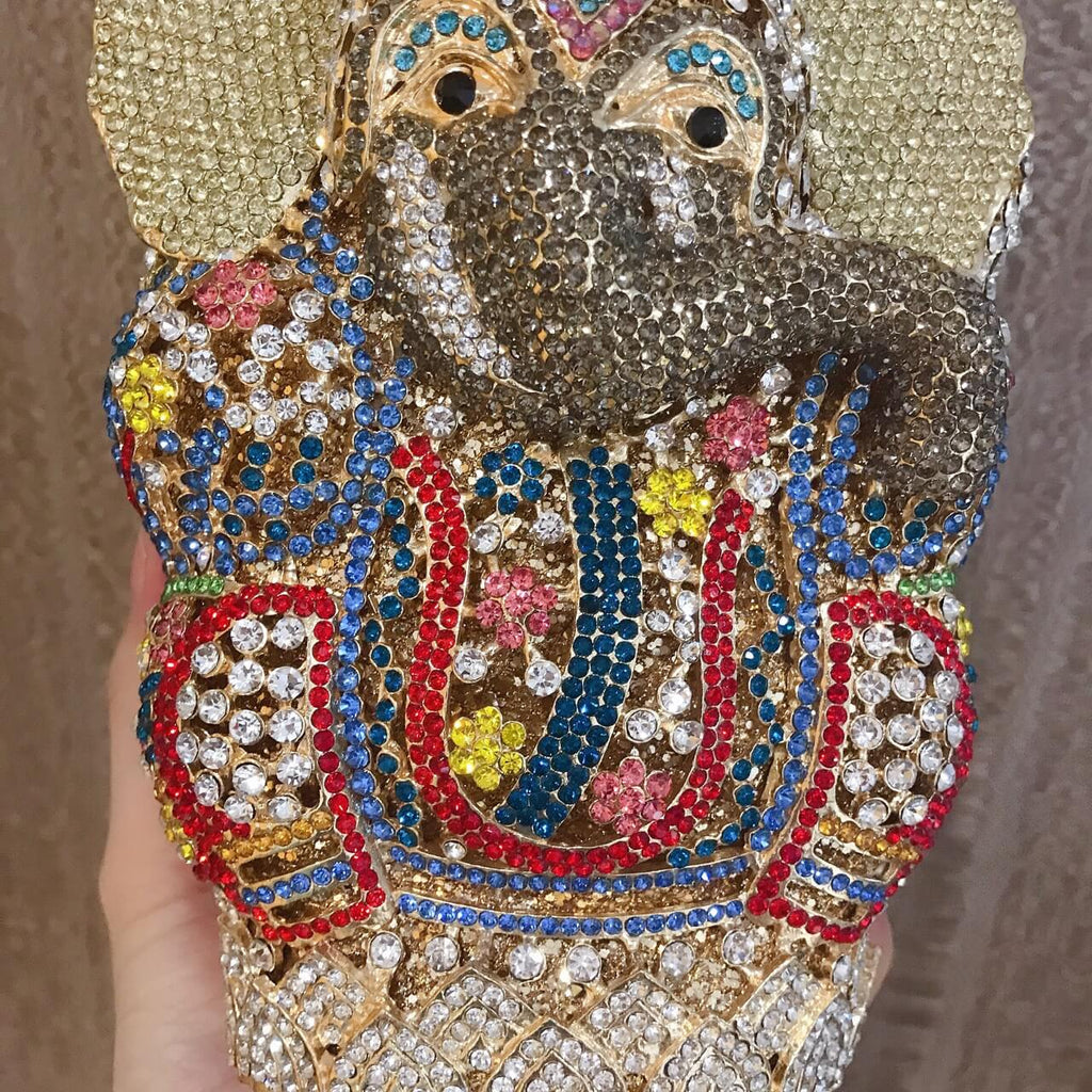 Regal Elephant Rhinestone Clutch - Main View 04 - WAAMII