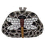 Sparkling Dragonfly Rhinestone Minaudière - Black gray silver - WAAMII