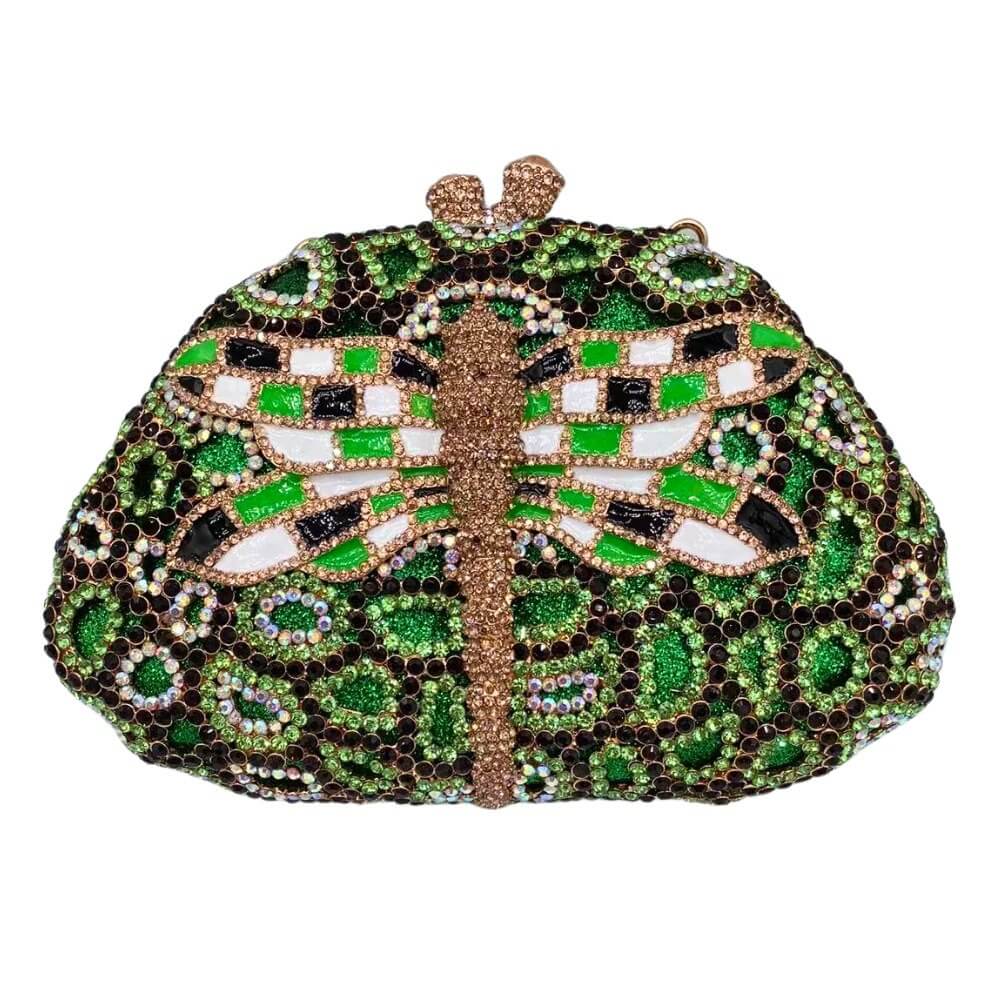 Sparkling Dragonfly Rhinestone Minaudière - Main View 04 - WAAMII